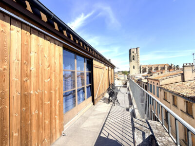 Appartement à vendre à Carcassonne (11000) — Appartement de charme avec terrasse et vue exceptionnelle sur le centre ville